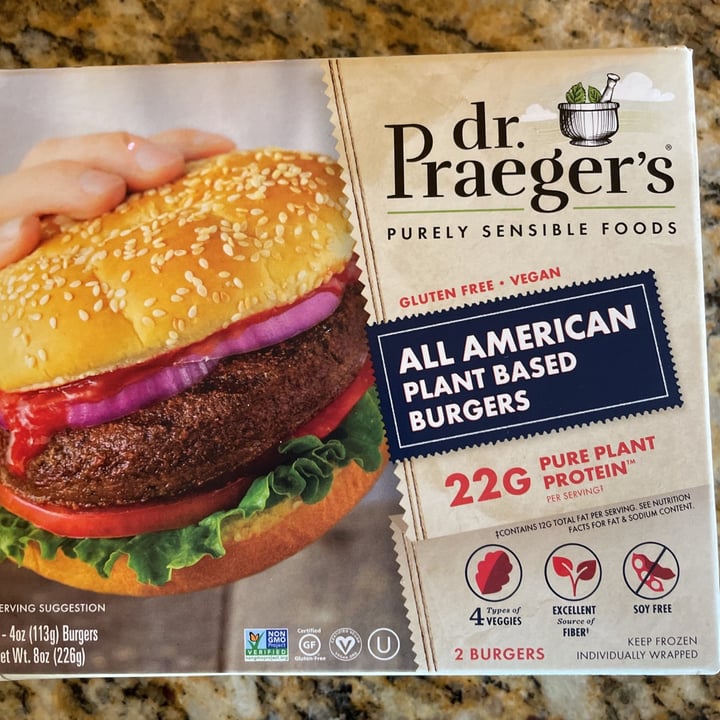 photo of Dr. Praeger's All American Veggie Burger shared by @pnbvcxzaq13 on  02 Jul 2021 - review