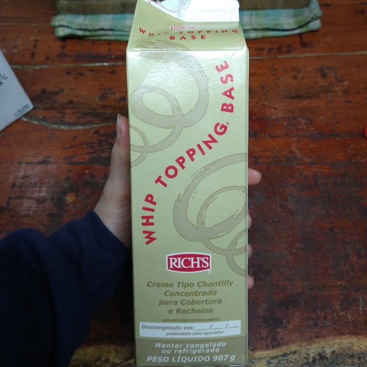 review photo of Richs Whip Topping Base shared by @rutistecnocolor on 31 May 2021 - review