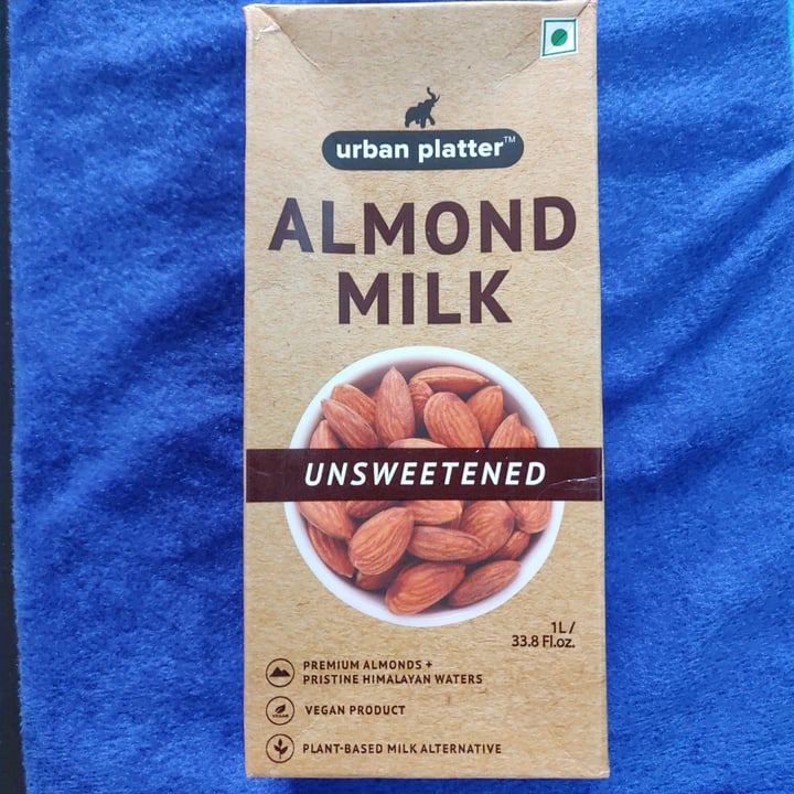 photo of Urban Platter Almond Milk shared by @plantathlete on  15 Mar 2021 - review