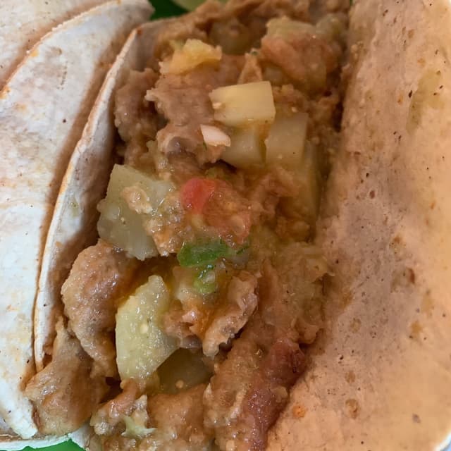 Photo of the dish “Taco de chicharrón”