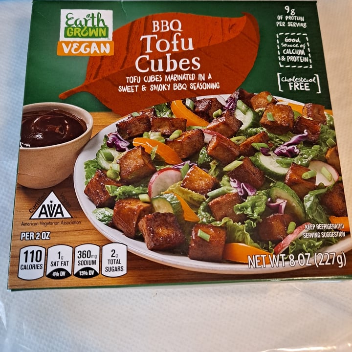 photo of Earth Grown BBQ Tofu Cubes shared by @mychelle68 on  21 Oct 2021 - review