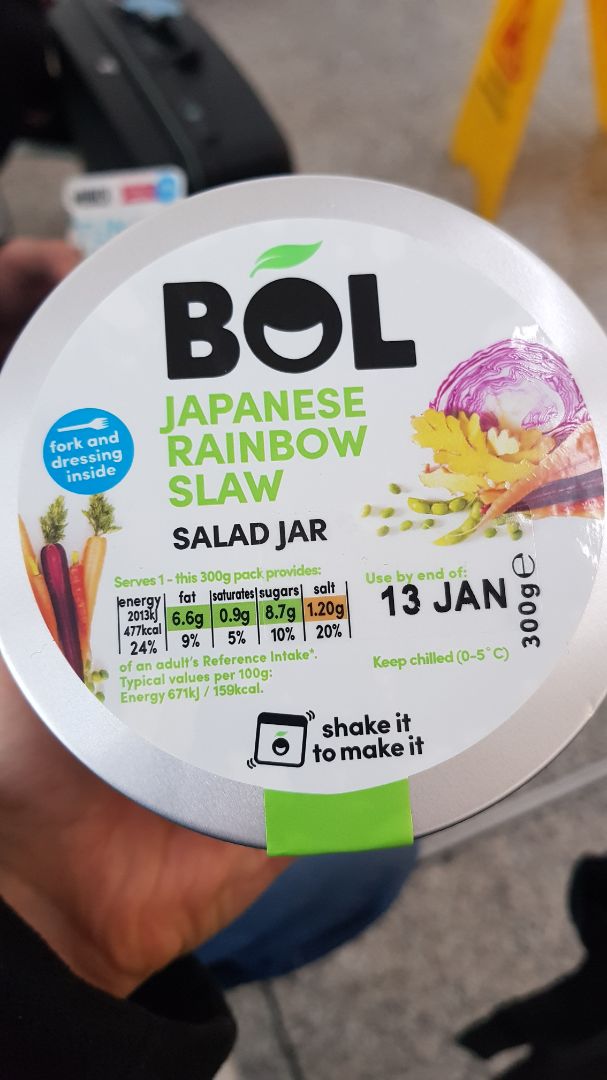 photo of BOL Japanese Rainbow Salad shared by @vegancybele on  15 Jan 2020 - review