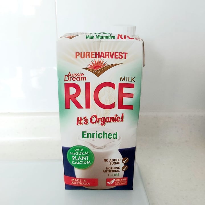 photo of Pureharvest Rice Milk Enriched shared by @herbimetal on  24 Mar 2020 - review