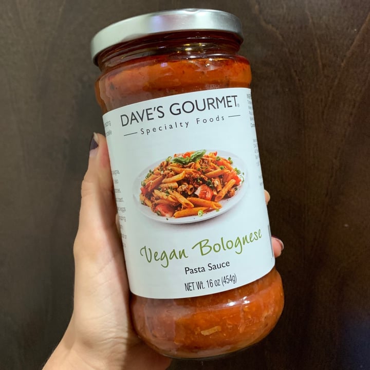 photo of Dave's Gourmet Vegan Bolognese shared by @celinaserenity on  15 Jul 2021 - review
