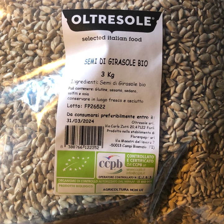 photo of Oltresole bio Semi Di Girasole Bio shared by @marcosimo on  09 Nov 2022 - review