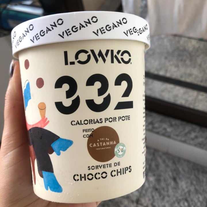 photo of Lowko sorvete choco chips shared by @brunatrento on  23 Jul 2021 - review