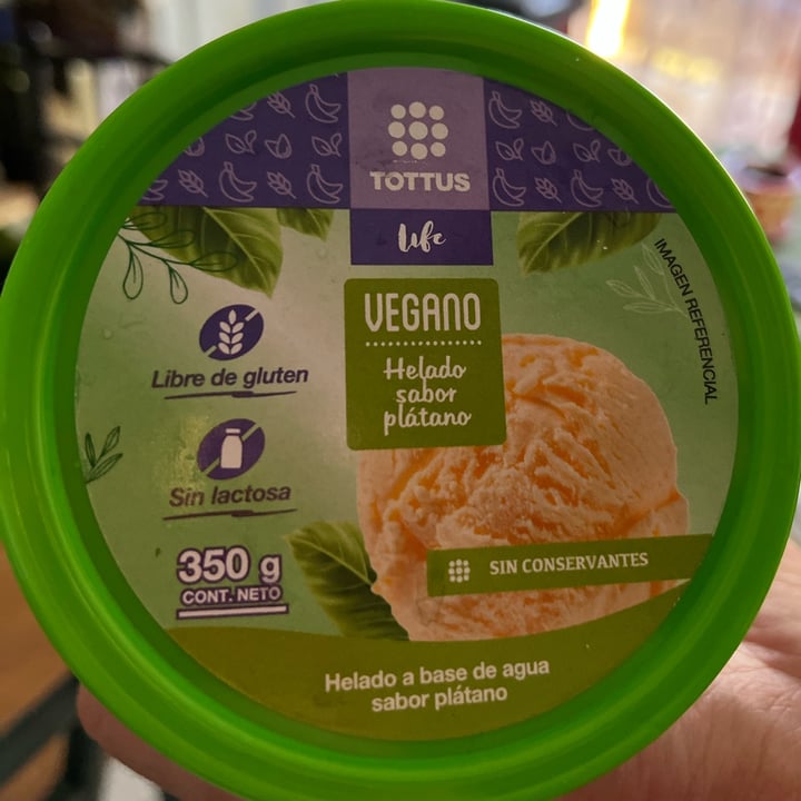 review photo of tottus life Helado Sabor Plátano shared by @antonellacicardini on 26 Nov 2022 - review