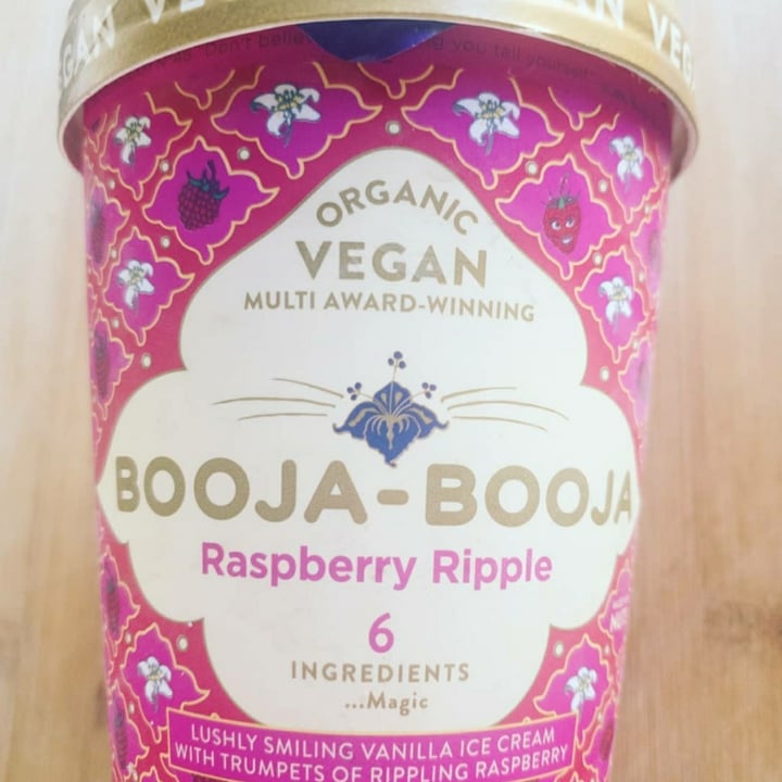 photo of Booja-Booja Raspberry Ripple Ice Cream shared by @matchavegan on  20 Jul 2020 - review