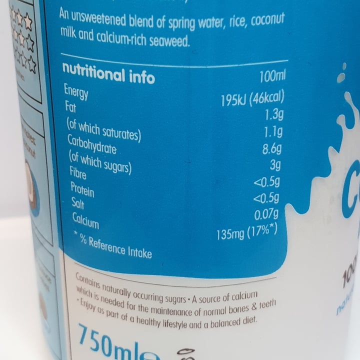 photo of Innocent Dairy Free Coconut 100% plant based shared by @mikisle on  17 Dec 2021 - review