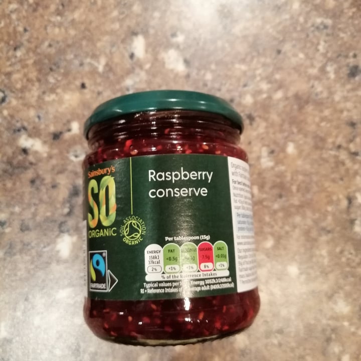 Sainsbury's so organic Raspberry conserve Review abillion