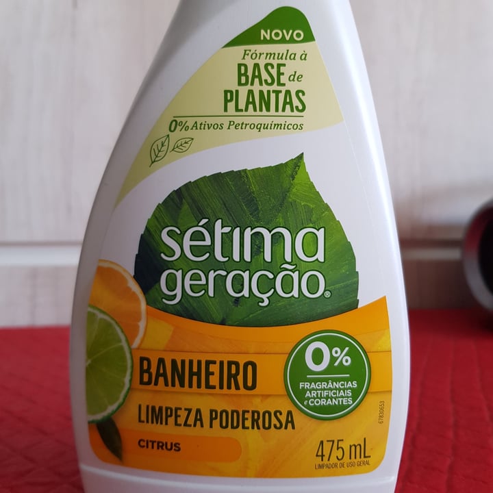 photo of Sétima Geração Limpa Banheiro shared by @familiaviralata on  15 Jul 2021 - review