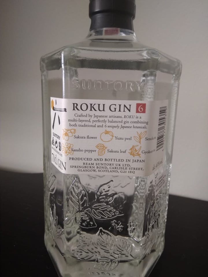 photo of Suntory Roku Gin shared by @yamspotatoes on  01 Sep 2019 - review