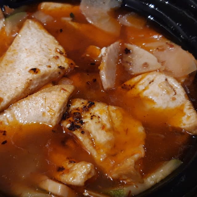 Photo of the dish “Tofu in terracotta piccante”