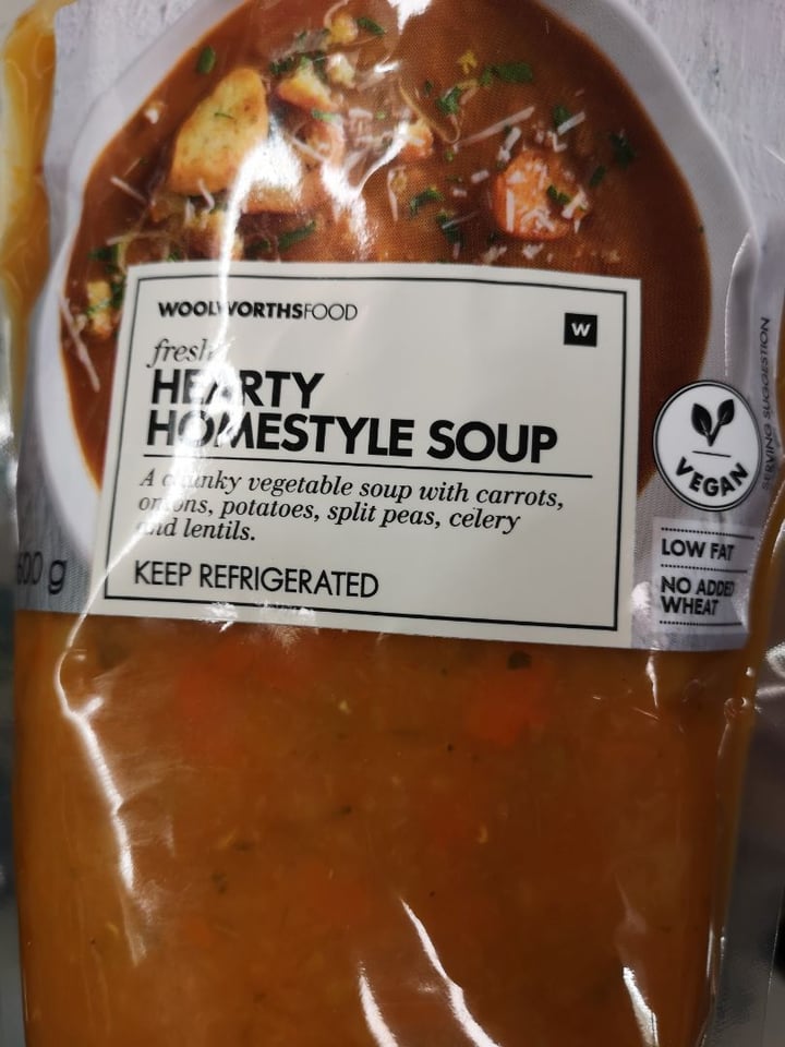 photo of Woolworths Food Fresh Hearty Homestyle Soup shared by @pigsnpaws on  12 Jan 2020 - review