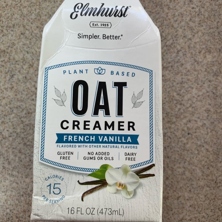 photo of Elmhurst 1925 Oat Creamer French Vanilla shared by @allhess on  03 Jul 2022 - review