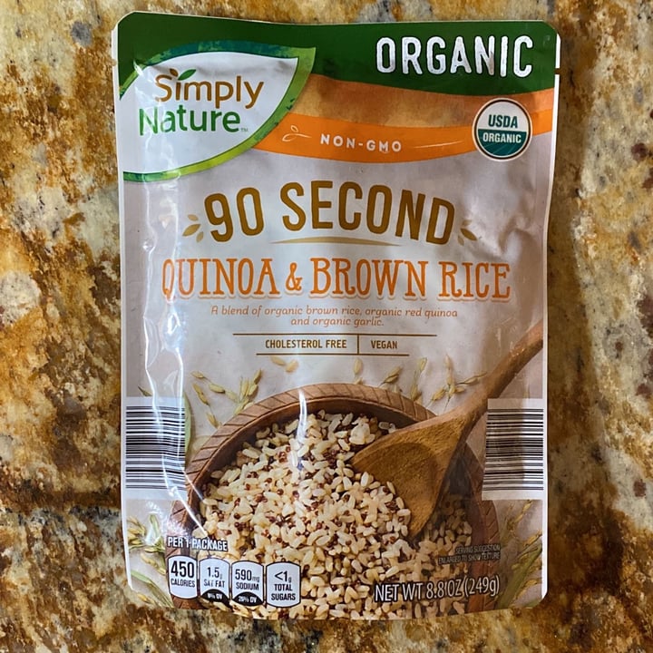 photo of Simply Nature 90 Second Quinoa and Brown Rice shared by @noelylibanio on  28 Apr 2022 - review