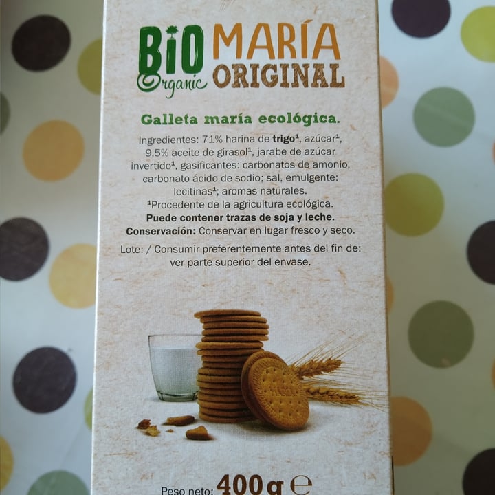 photo of Sondey Bio Organic María Original shared by @veganopedro on  13 Nov 2020 - review