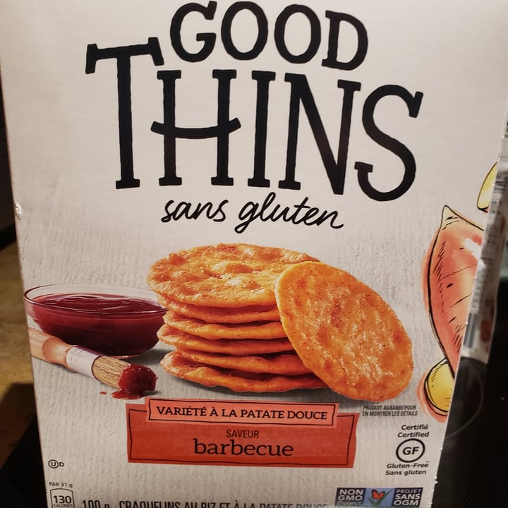 photo of Good Thins Rice & Sweet Patato Barbecue Flavor shared by @alexfoisy on  26 Mar 2022 - review