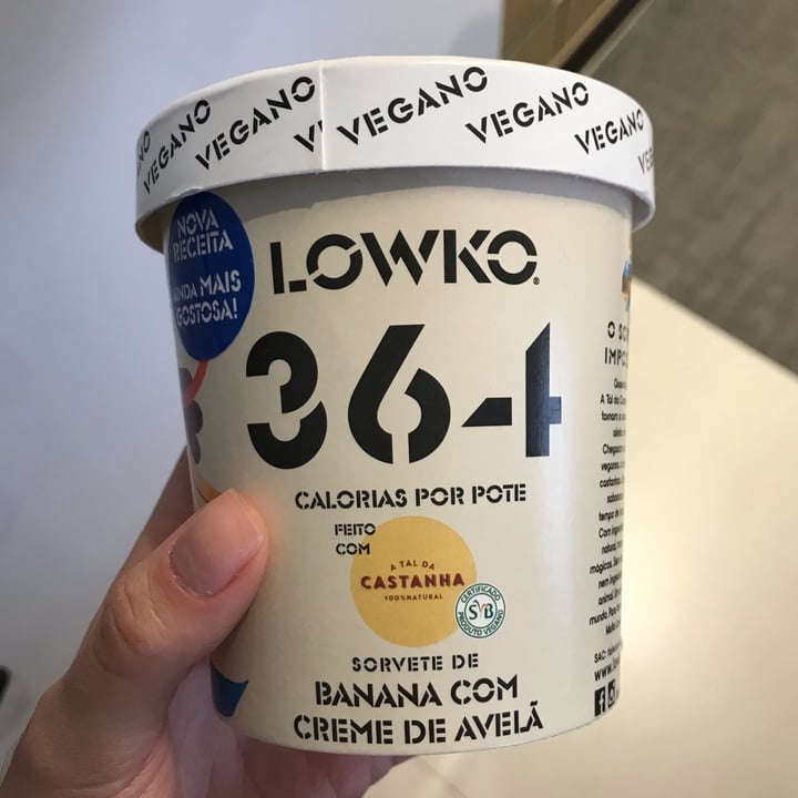 photo of Lowko Sorvete De Banana Com Creme De Avelã shared by @tauanemelo on  30 Jul 2022 - review