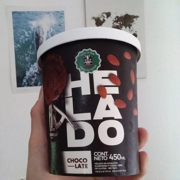 photo of Felices Las Vacas Helado de Agua sabor Chocolate shared by @alexiarieger on  20 Feb 2021 - review