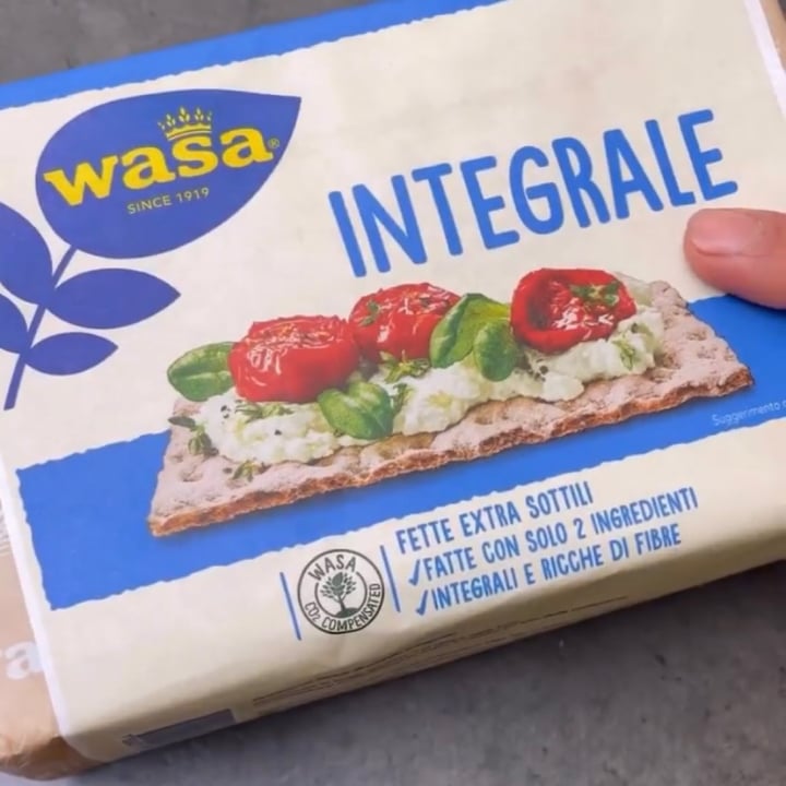 photo of Wasa Fette croccanti integrali shared by @rebeccagreco99 on  23 Mar 2022 - review