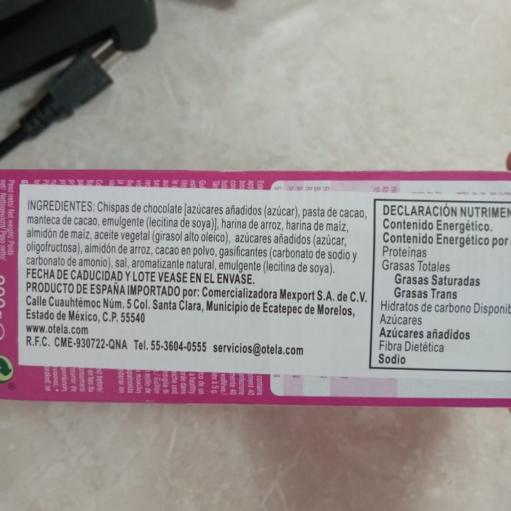 photo of Gullón Sin gluten Cookies de cacao con chips de chocolate shared by @bettyveg on  19 Sep 2022 - review
