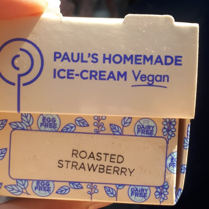 photo of Paul's Homemade Ice cream Roasted Strawberry Ice Cream shared by @clairevocado on  09 Aug 2020 - review