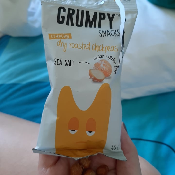 photo of Grumpy Snacks Dry Roasted Chickpea - Sea Salt shared by @tashdancer on  02 Jan 2021 - review