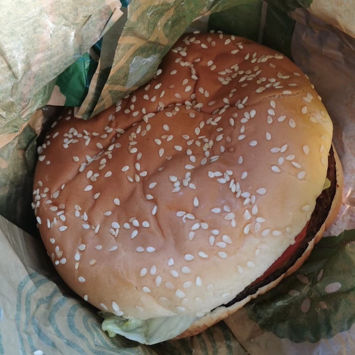 review photo of Burger King Norwood Drive (Drive-thru) Plant based whopper shared by @tarynneu on 12 Oct 2021 - review