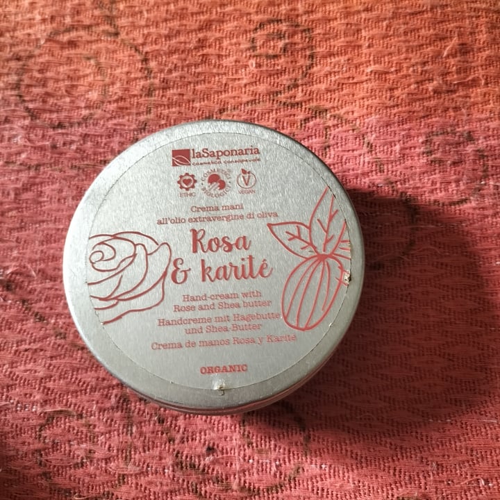 photo of La Saponaria Crema mani Rosa & Karité shared by @fenicotterorosa on  25 Apr 2022 - review