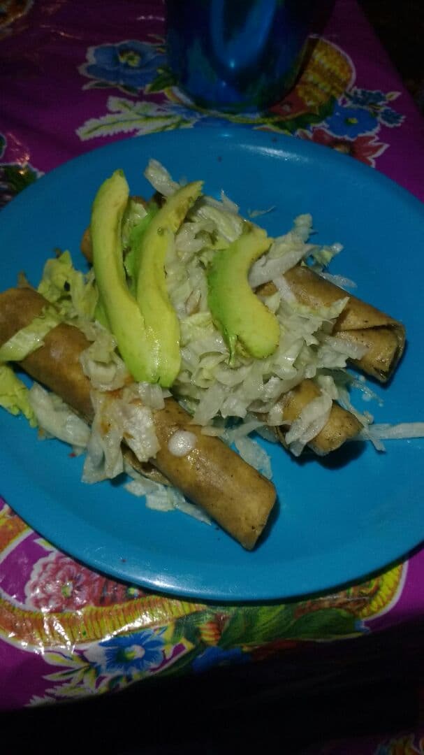 Photo of the dish “Tacos dorados de barbasoya”