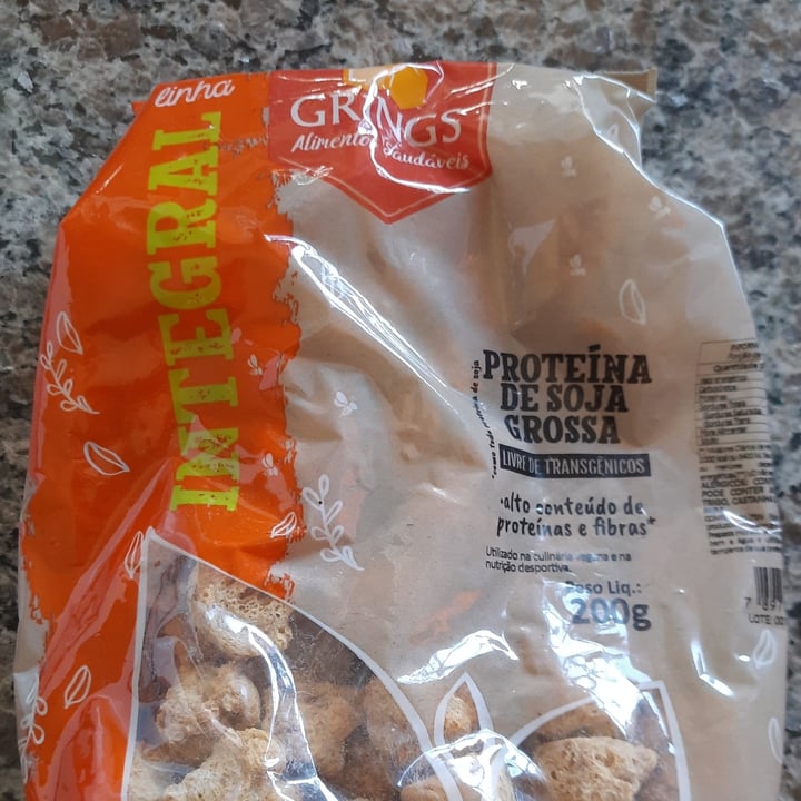 photo of Grings Proteína De Soja Grossa shared by @claudilenyrosa on  14 May 2022 - review