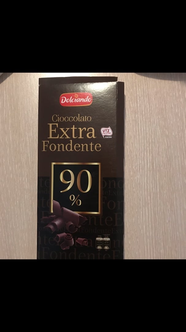 photo of Dolciando Cioccolato Extra Fondente 90% shared by @botticellisvenus on  11 Apr 2020 - review