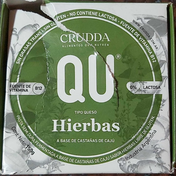 photo of Crudda Queso con Hierbas a Base de Castañas de Caju shared by @hhcamino on  17 Jun 2022 - review