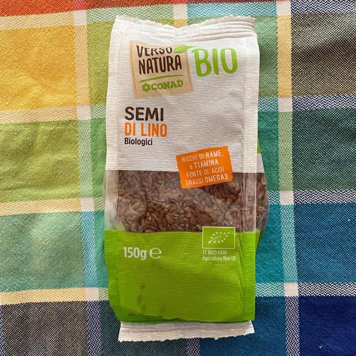 photo of Verso Natura Conad Veg Semi di lino shared by @saravegana17 on  09 Feb 2022 - review