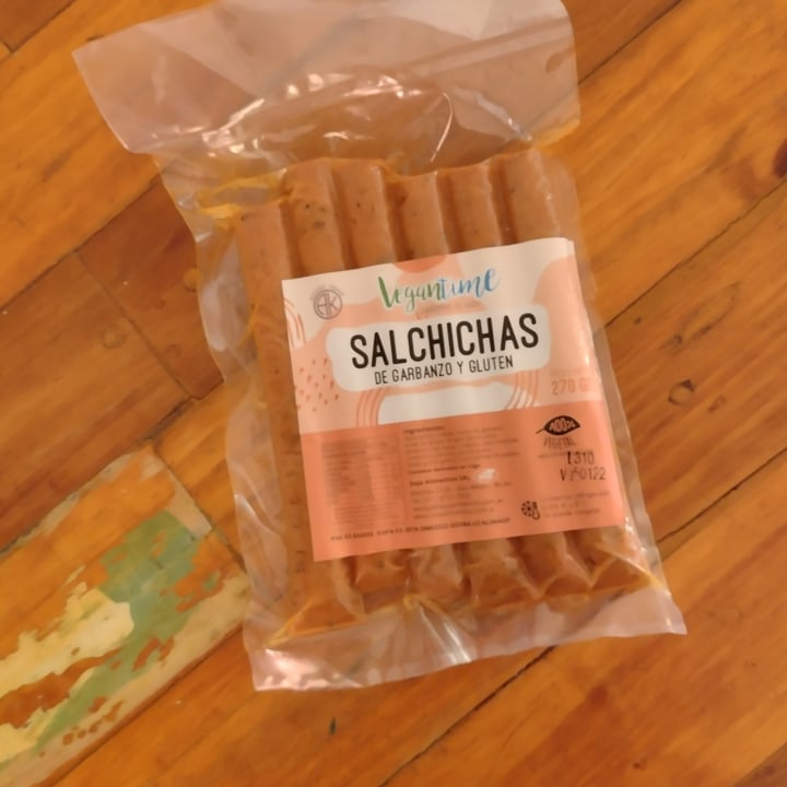 photo of Vegantime Argentina Salchichas de Garbanzo y Gluten shared by @marianvegan on  02 Jan 2022 - review