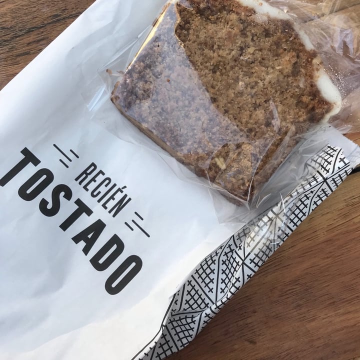 photo of Tostado Budin vegan shared by @candelariex on  23 Jul 2021 - review