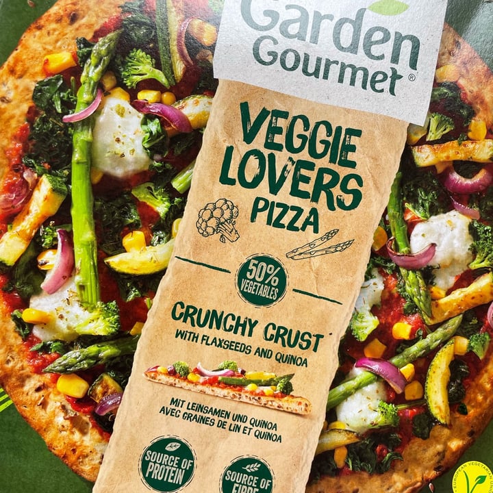 photo of Garden Gourmet Veggie Lovers Pizza shared by @liesjedebroey on  09 Apr 2022 - review