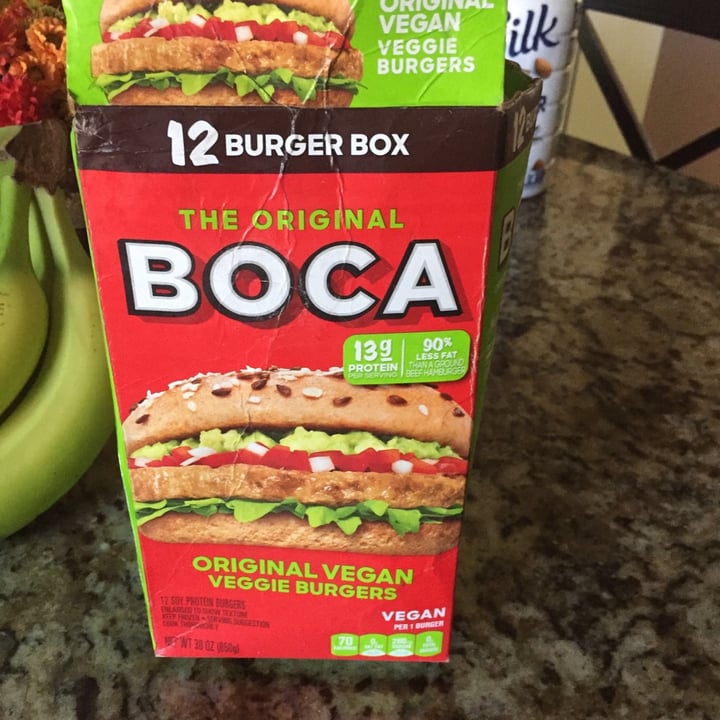 photo of BOCA Original Vegan Veggie Burger shared by @rrusso on  25 Aug 2021 - review