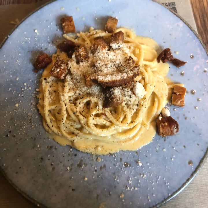 review photo of Rifugio Romano Carbonara vegana shared by @sofizaza on 12 Nov 2022 - review