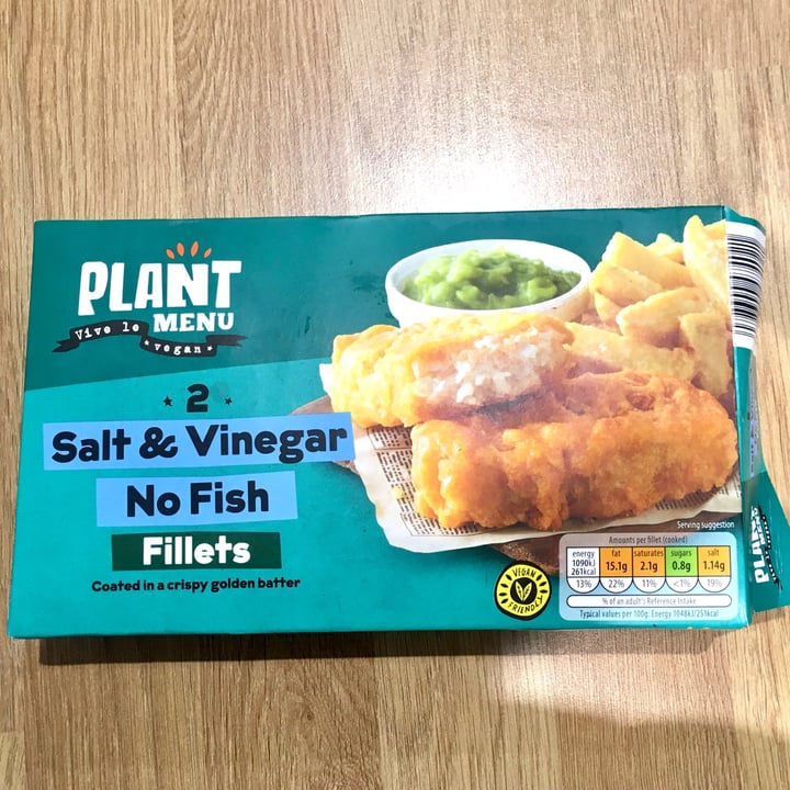 photo of Plant Menu Salt & Vinegar No Fish Fillets shared by @salsedine on  26 Jun 2022 - review