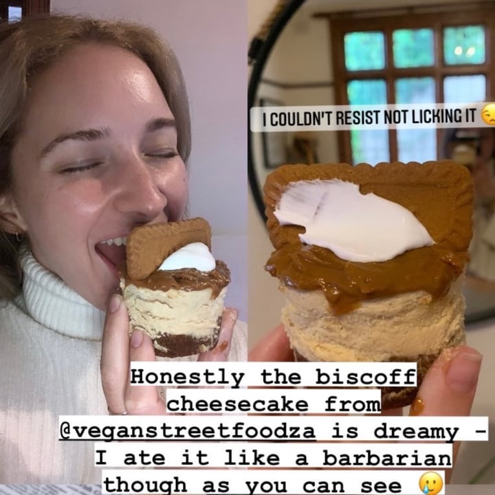 review photo of Vegan Streetfood Deli - Obs Biscoff Cheesecake shared by @jocromieveganjourney on 31 Mar 2022 - review
