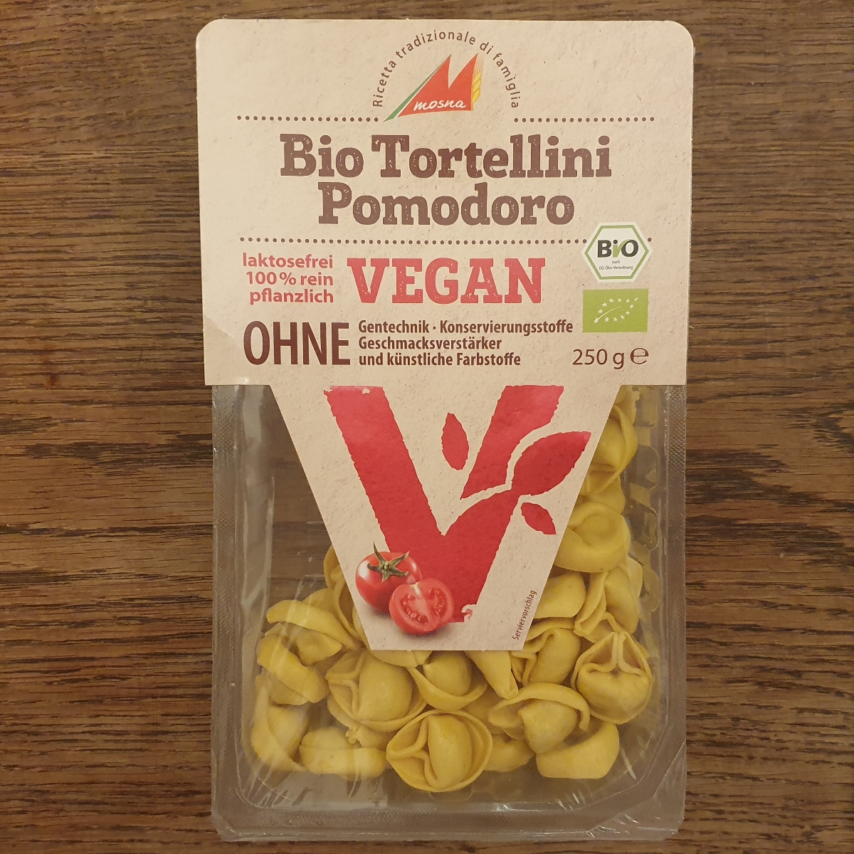 Bio Tortellini Pomodoro from Mosna - Vegan Product Reviews & Ratings ...