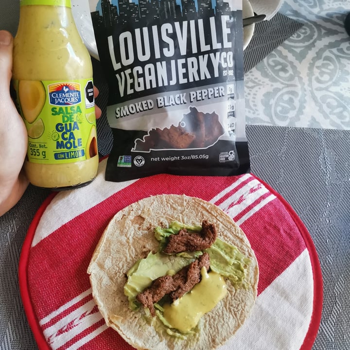 photo of Louse Ville vegan jerkey Vegan Jerky Co shared by @anzengreen on  01 Feb 2022 - review