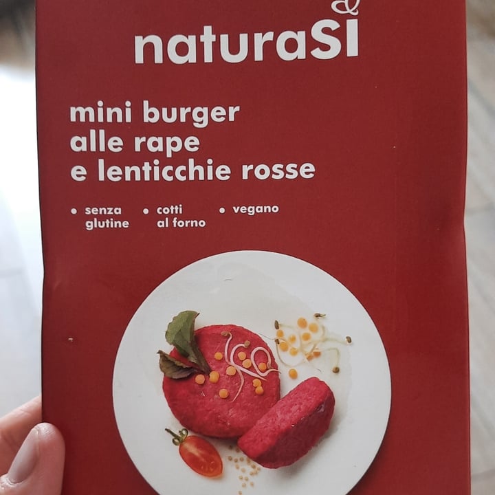 review photo of Natura Sì Mini burger Alle Rape E Lenticchie Rosse shared by @rickguar on 07 Jul 2022 - review