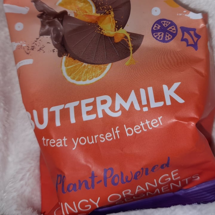 photo of Buttermilk Zingy Orange Choccy Segments shared by @heatherthevegan on  05 Nov 2022 - review