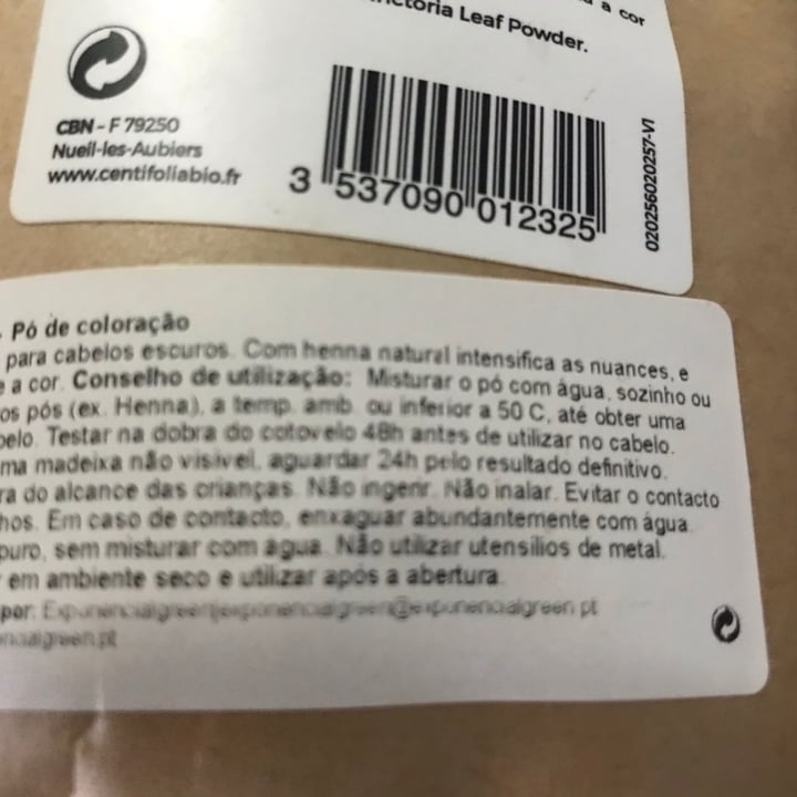 review photo of Centifolía Natural Henna shared by @cleomartins on 18 Jul 2021 - review