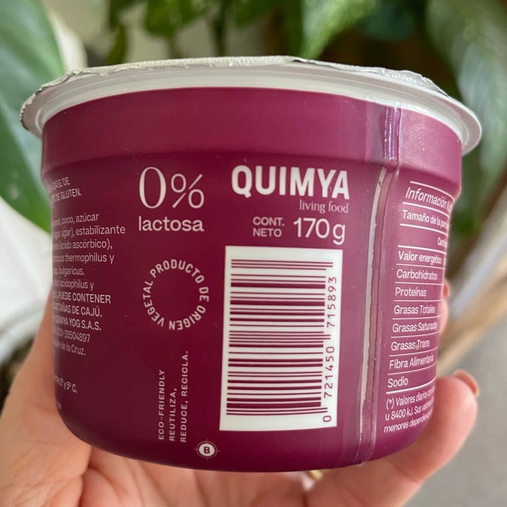 photo of Qymia Yogurt de arándanos shared by @pini2308 on  06 Sep 2022 - review