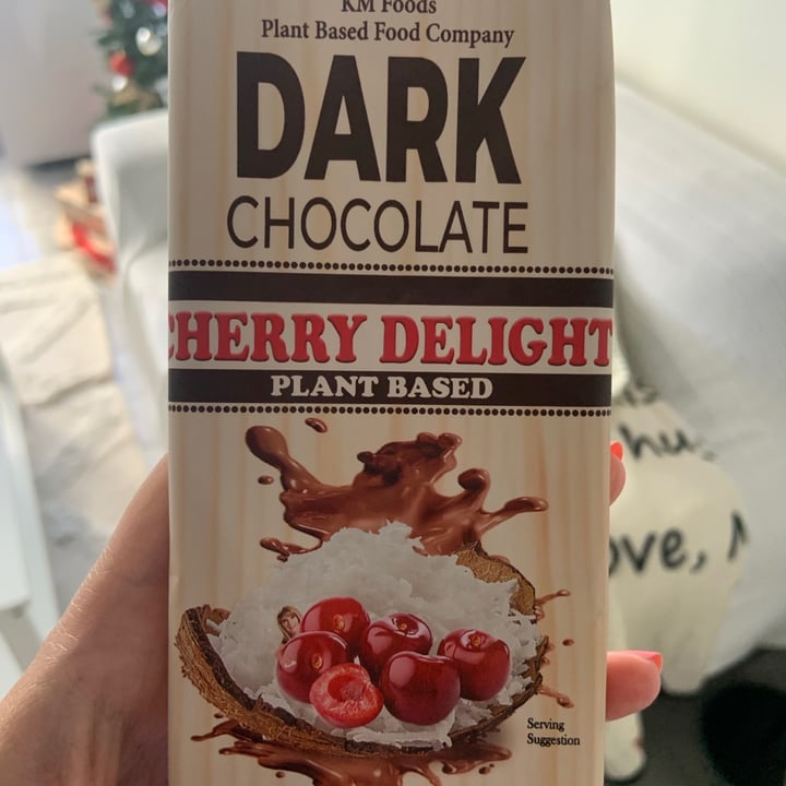 photo of K.M. Foods Cherry Delight Dark Chocolate shared by @ashleyandsailah on  12 Dec 2021 - review