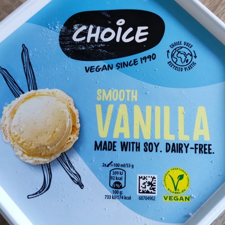 photo of Choice Smooth Vanilla Soy Ice Cream shared by @evija on  07 Aug 2022 - review